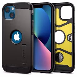 Spigen Tough Armor, Housse, Apple, iPhone 13, 15,5 cm (6.1"), Métallique