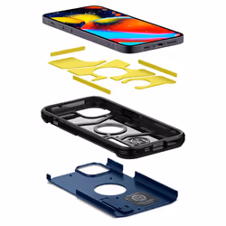 Spigen Tough Armor 6.1" Housse Bleu, Marine