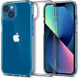 Spigen Crystal Hybrid, Housse, Apple, iPhone 13, 15,5 cm (6.1"), Transparent