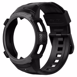 Spigen ACS03652, Pare-chocs de montre, Samsung, Galaxy Watch 4 Classic (46mm), Polyuréthane thermoplastique (TPU), Métal, Gri ...
