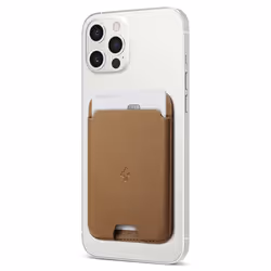 Spigen AFA03854 portefeuille, étui pour cartes, support de documents de voyage Marron Cuir