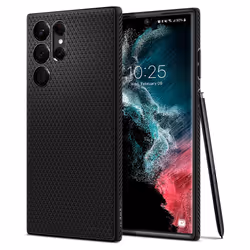 Spigen Liquid Air, Housse, Samsung, Galaxy S22 Ultra 5G, 17,3 cm (6.8"), Noir