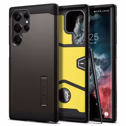 Spigen Tough Armor 6.8" Housse Noir, Métallique