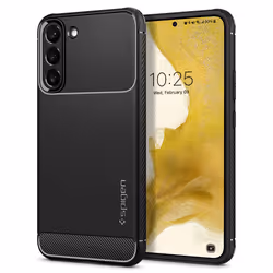 Spigen Rugged Armor, Housse, Samsung, Galaxy S22 5G, 15,5 cm (6.1"), Noir