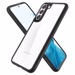 Spigen ACS03989, Housse, Samsung, Galaxy S22 5G, 15,5 cm (6.1"), Noir, Transparent
