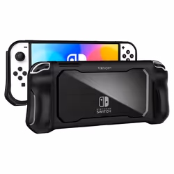 Spigen ACS04020 Nintendo Polycarbonate (PC), Polyuréthane thermoplastique (TPU) Noir