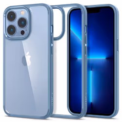 Spigen ACS04132, Housse, Apple, iPhone 13 Pro, 15,5 cm (6.1"), Bleu, Transparent