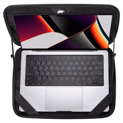 Spigen Rugged Armor Pro Pouch 14" Étui Noir - Vue supplémentaire 7