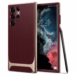 Spigen Neo Hybrid 6.8" Housse Bourgogne, Or