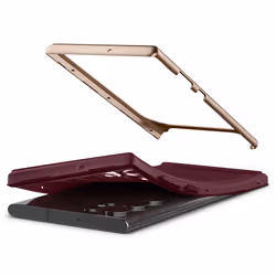 Spigen Neo Hybrid 6.8" Housse Bourgogne, Or