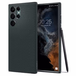 Spigen Liquid Air, Housse, Samsung, Galaxy S22 Ultra 5G, 17,3 cm (6.8"), Vert