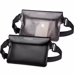 Spigen A620, Activité nautique, Universel, Noir, Transparent, Synthétique, IPX8