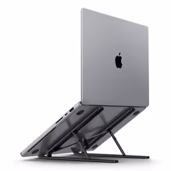 Spigen LD201, Supports de Laptop, Noir, Aluminium