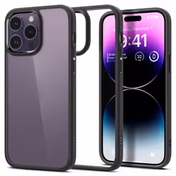 Spigen ACS04642, Housse, Apple, iPhone 14 Pro Max, 17 cm (6.7"), Noir, Transparent