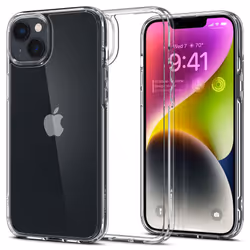 Spigen ACS04680, Housse, Apple, iPhone 14, 15,5 cm (6.1"), Transparent