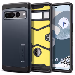 Spigen Tough Armor, Housse, Google, Pixel 7 Pro, 17 cm (6.7"), Noir, Gris