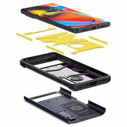 Spigen Tough Armor 6.7" Housse Noir, Gris
