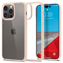 Spigen ACS04819, Housse, Apple, iPhone 14 Pro Max, 17 cm (6.7"), Beige