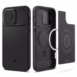 Spigen Optik Armor, Housse, Apple, iPhone 14 Pro Max, 17 cm (6.69"), Noir