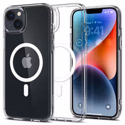 Spigen ACS04902, Housse, Apple, iPhone 14 Plus, 17 cm (6.7"), Transparent, Blanc