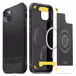 Spigen ACS05036, Housse, Apple, iPhone 14, 15,5 cm (6.1"), Noir