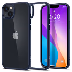 Spigen ACS05045, Housse, Apple, iPhone 14, 15,5 cm (6.1"), Marine