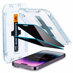 Spigen EZ FIT GLAS.tR, Apple, iPhone 14 Pro Max, Résistant à la saleté, Anti-goutte, Résistant aux rayures, Transparent, 1 pi ...