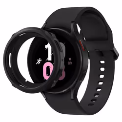Spigen Liquid Air, Emplacement, Smartwatch, Noir, Samsung, Galaxy Watch 5/4, Polyuréthane thermoplastique (TPU)