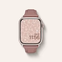 Spigen AMP05443 accessoire intelligent à porter sur soi Bande Rose Cuir véritable