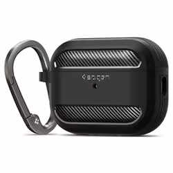 Spigen Rugged Armor, Emplacement, Polyuréthane thermoplastique (TPU), Noir