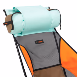Helinox Beach Chair chaise de plage Noir, Marron, Couleur menthe, Orange Aluminium, Polyester recyclé, Caoutchouc, Silicone Assis(e)