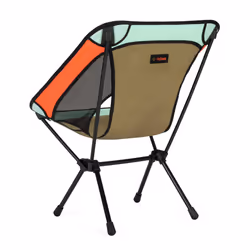Helinox Chair One (RE) Chaise de camping 4 pieds Noir, Marron, Couleur menthe, Orange