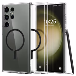 Spigen ACS05621, Housse, Samsung, Galaxy S23 Ultra, 17,3 cm (6.8"), Noir, Transparent