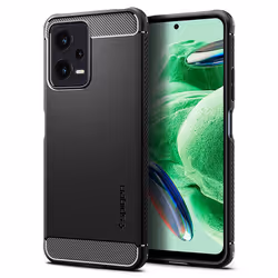 Spigen Rugged Armor, Housse, Xiaomi, Xiaomi Redmi Note 12 5G / POCO X5 5G, 16,9 cm (6.67"), Noir