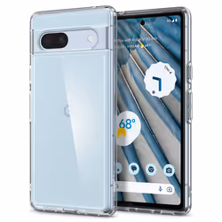 Spigen Ultra Hybrid, Housse, Google, Pixel 7a, 15,5 cm (6.1"), Transparent