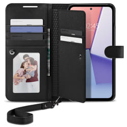 Spigen ACS05893 6.5" Étui avec portefeuille Noir