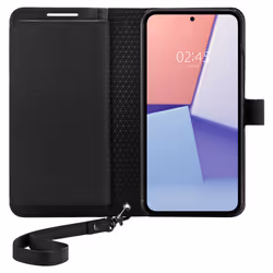 Spigen ACS05893 6.5" Étui avec portefeuille Noir