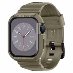 Spigen The Rugged Armor, Emplacement, Smartwatch, Kaki, Apple, Apple Watch Series 8 / 7 (45mm) Apple Watch Series SE 2 / SE / ...
