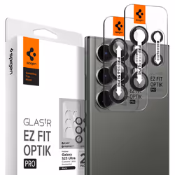 Spigen AGL05950, Cache objectif, Transparent, Verre trempé, Samsung, Galaxy S23 Ultra, 16 mm