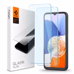 Spigen Glas.tR Slim, Samlex, Galaxy A14 4G / A14 5G, Transparent, 2 pièce(s)