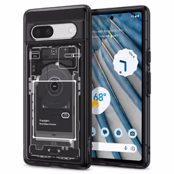 Spigen Ultra Hybrid Zero One, Housse, Google, Pixel 7a, 15,5 cm (6.1"), Gris clair