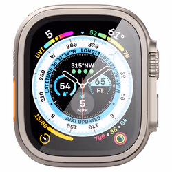 Spigen AGL06161 accessoire intelligent à porter sur soi Protecteur d'écran Titane Métal, Verre trempé - Vue supplémentaire 4