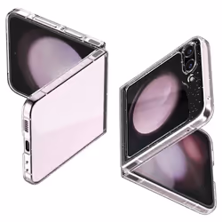 Spigen AirSkin Glitter, Housse, Samsung, Galaxy Z Flip 5, 17 cm (6.7"), Transparent