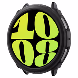 Spigen Liquid Air, Boîtier de chargement, Smartwatch, Noir, Samsung, Galaxy Watch 6 (44mm), Polyuréthane thermoplastique (TPU ...