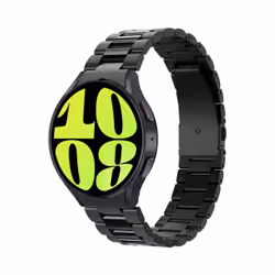 Spigen AMP06499, Bande, Smartwatch, Noir, Samsung, Samsung - Galaxy Watch 6 (44mm), Acier inoxydable