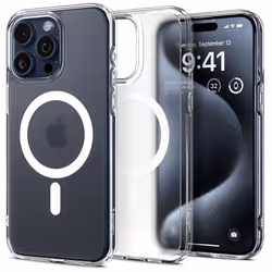 Spigen ACS06580, Housse, Apple, iPhone 15 Pro Max, 17 cm (6.7"), Transparent