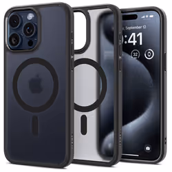 Spigen ACS06581, Housse, Apple, iPhone 15 Pro Max, 17 cm (6.7"), Noir