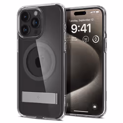 Spigen ACS06584, Housse, Apple, iPhone 15 Pro Max, 17 cm (6.7"), Graphite