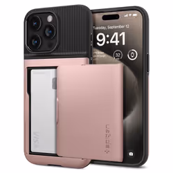 Spigen ACS06590, Housse, Apple, iPhone 15 Pro Max, 17 cm (6.7"), Or rose