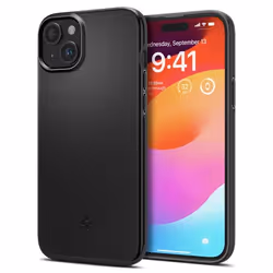 Spigen ACS06639, Housse, Apple, iPhone 15 Plus, 17 cm (6.7"), Noir